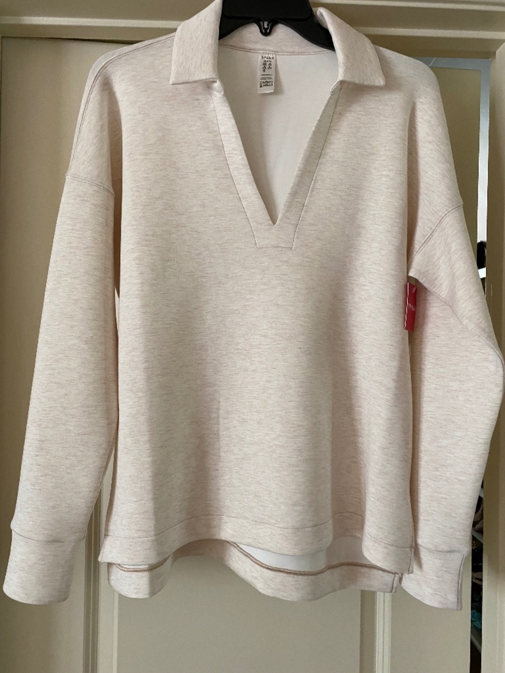 Spanx Air Essential Polo Sweatshirt, M
